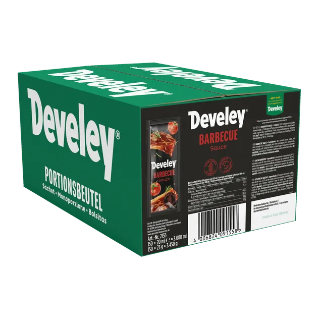 develey-barbecue-sauce-150x-20-ml-portionsbeutel-im-karton image 1