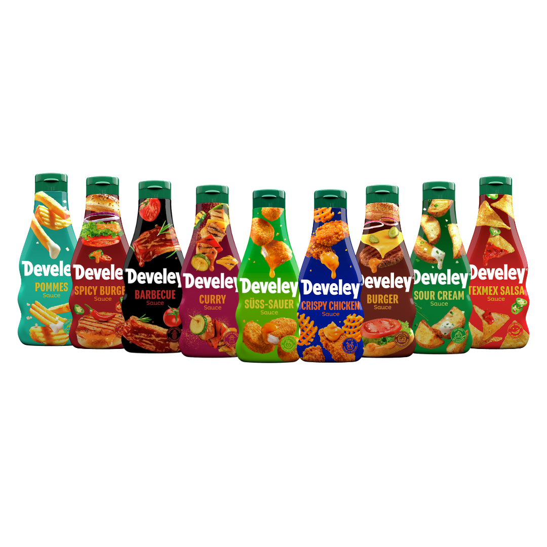 develey-all-you-can-dip-set-9x-250-ml-saucen-mix image 1