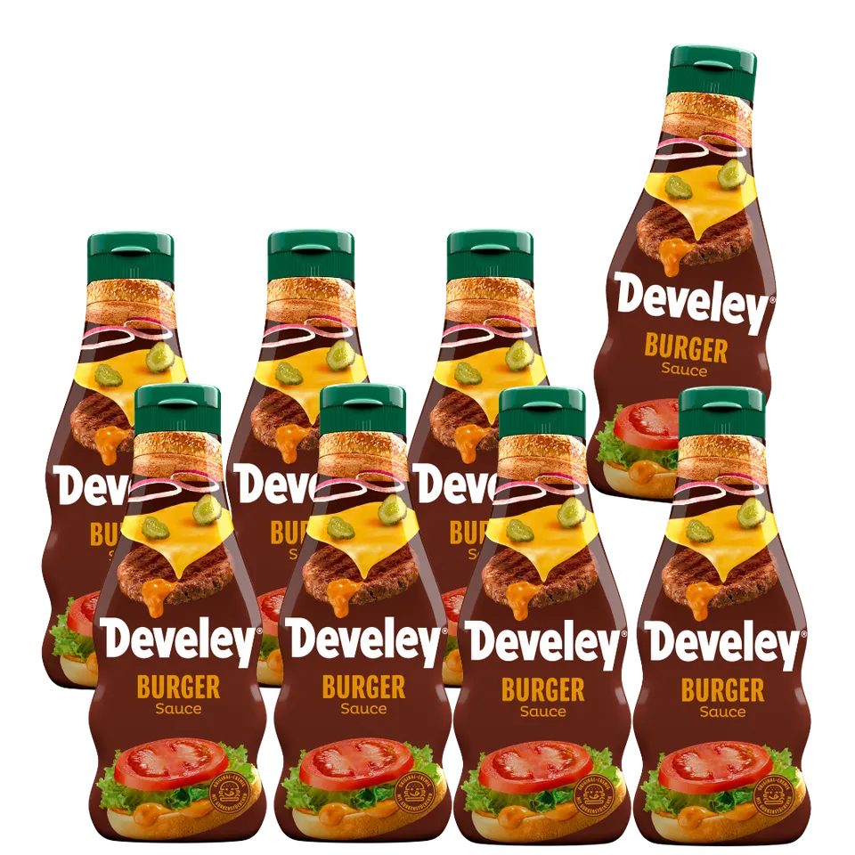 develey-burger-sauce-8x-250-ml-multipack image 1