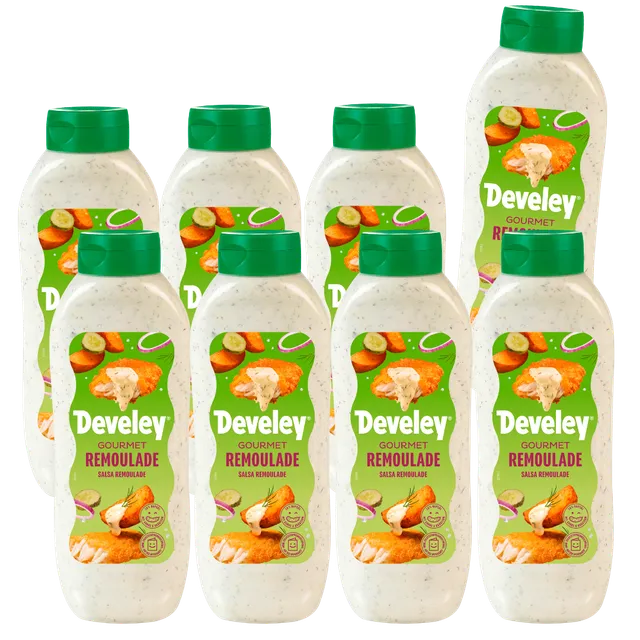 develey-gourmet-remouladen-sauce-vegan-8x-875-ml-gro-flasche image 1