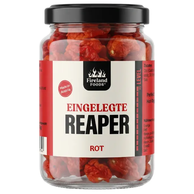 fireland-foods-eingelegte-reaper-carolina-reaper-sauer-eingelegt image 1