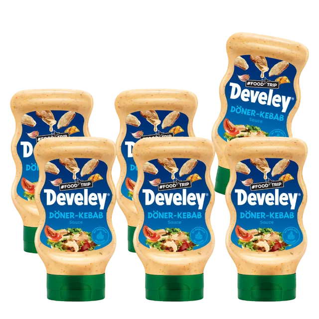 develey-d-ner-kebab-sauce-6x-300-ml-flasche-multipack image 1