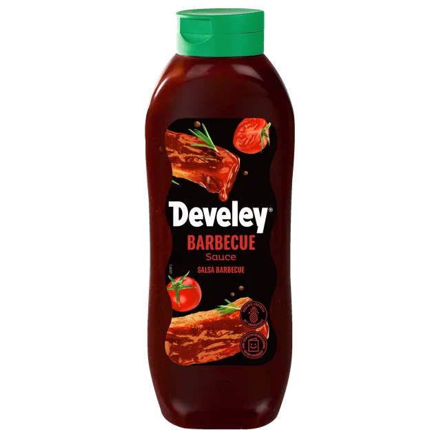 develey-barbecue-sauce-875-ml-flasche-rauchig image 1