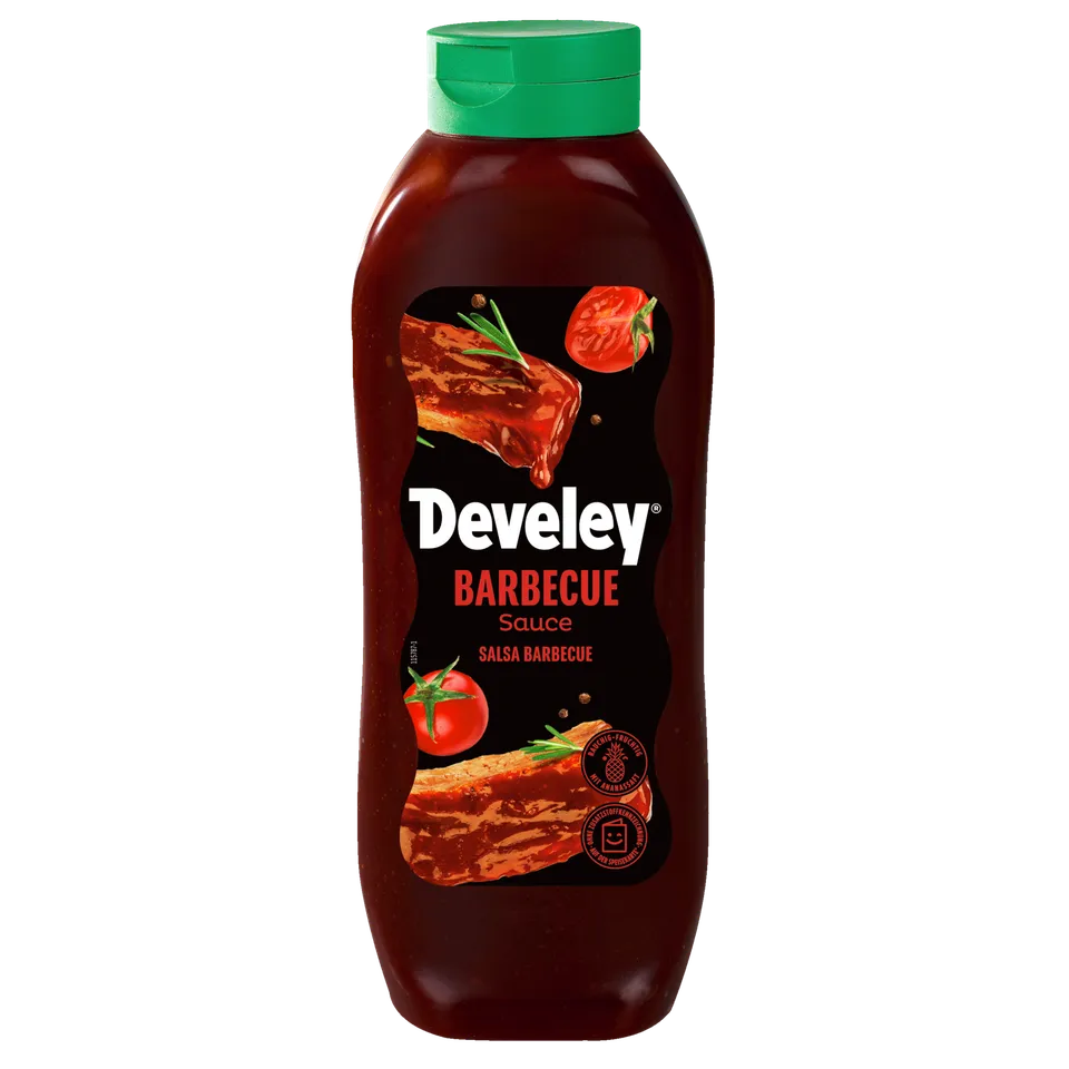 develey-barbecue-sauce-875-ml-flasche-rauchig image 1