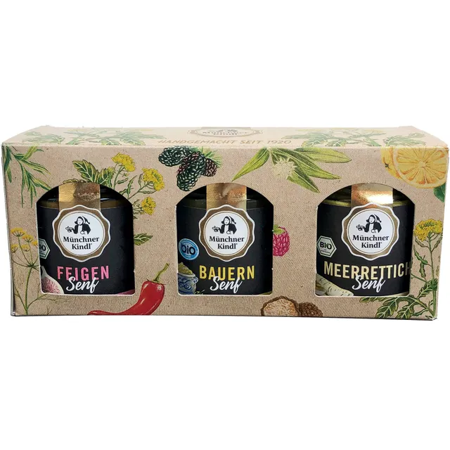 m-nchner-kindl-senf-geschenkset-3x125ml-feige-bauern-meerrettich-bio image 1