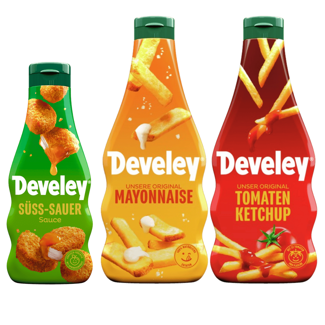 develey-set-mit-mayonnaise-ketchup-und-s-sauer-sauce-2x-500-ml-und-1x-250-ml image 1