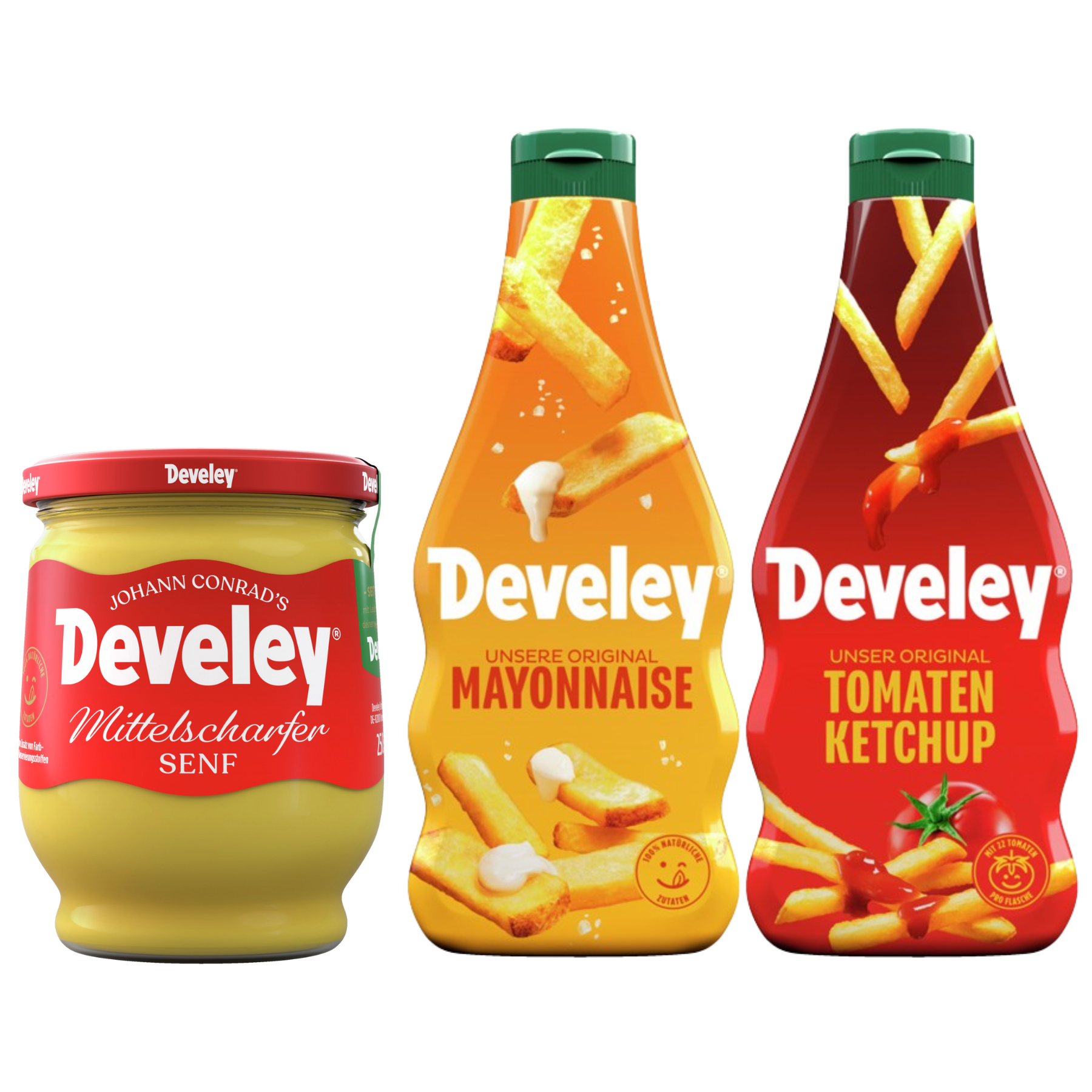 develey-set-mit-ketchup-mayonnaise-und-mittelscharfem-senf-2x-500-ml-und-1x-250- image 1