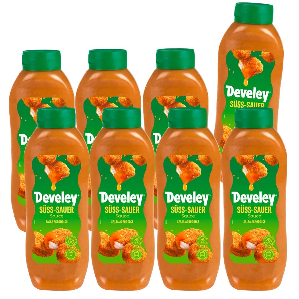 develey-s-sauer-sauce-8x-875-ml-flasche-multipack image 1