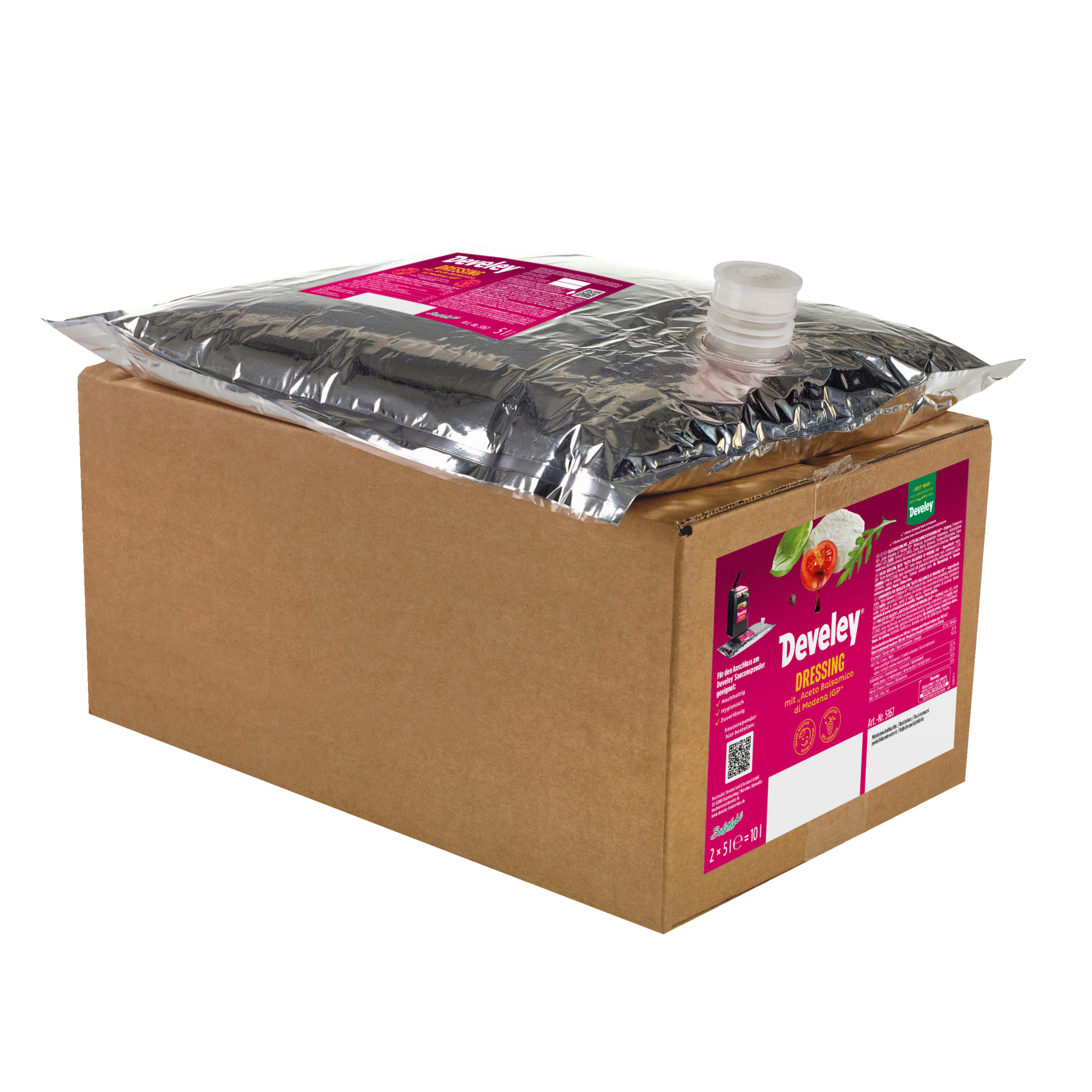 develey-balsamico-dressing-beutel-f-r-saucenspender-2x-5-l image 1
