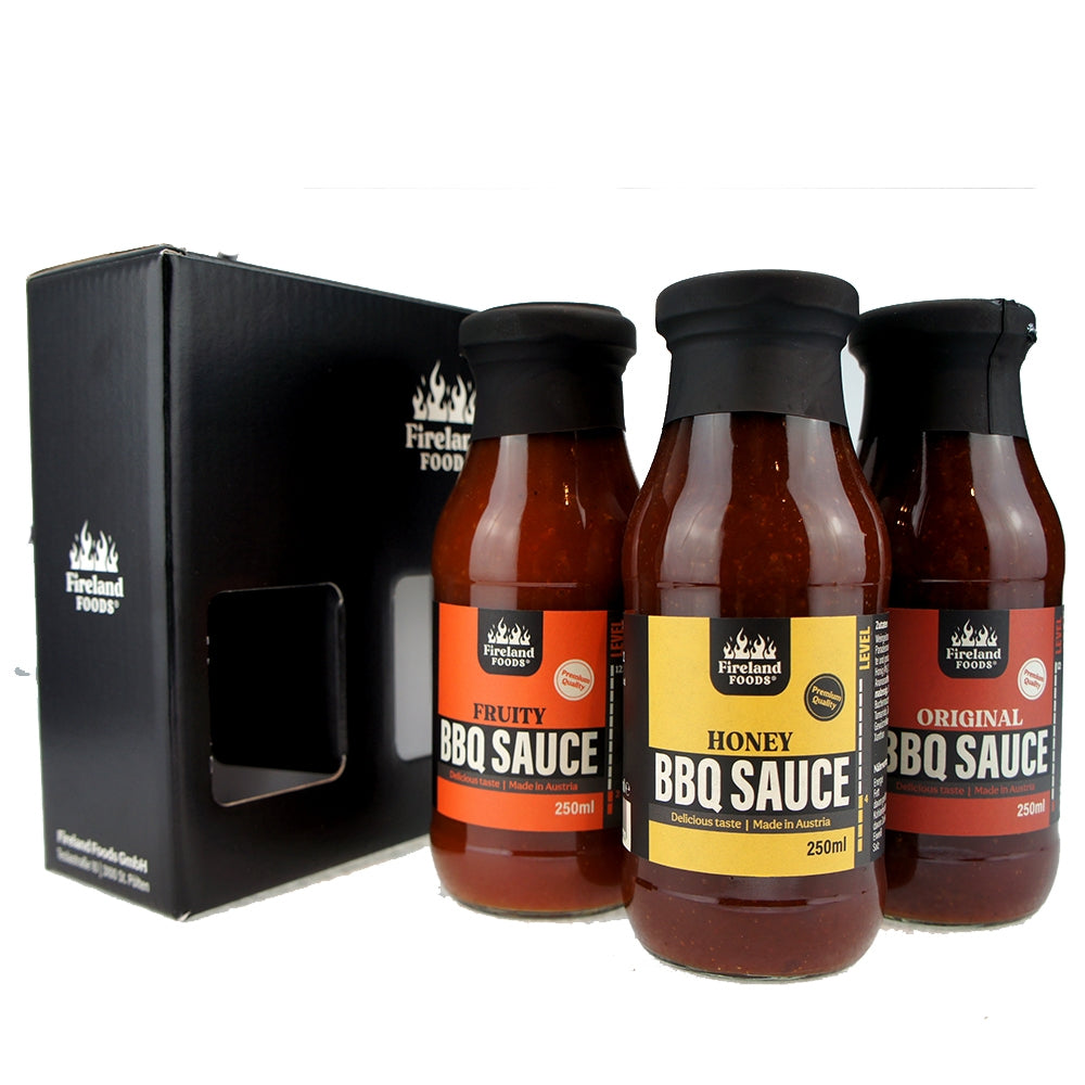 fireland-foods-bbq-box-3er-pack-bbq-original-honig-fruity-3x100ml-geschenkset image 3