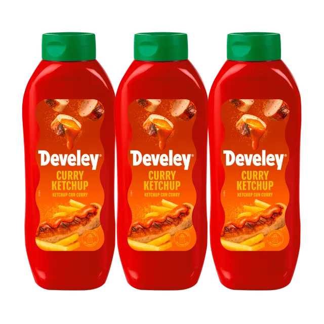 develey-curry-ketchup-3x-875-ml-gro-flasche-multipack image 1