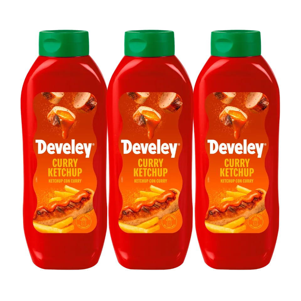 develey-curry-ketchup-3x-875-ml-gro-flasche-multipack image 1
