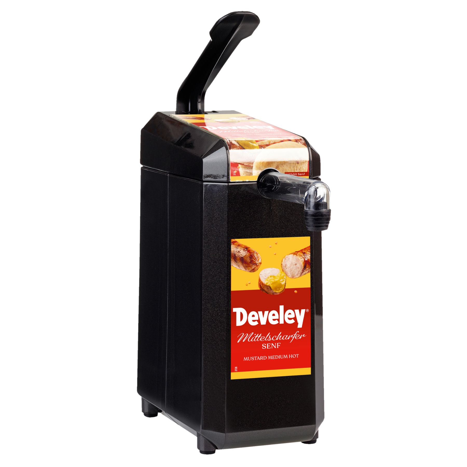 develey-mittelscharfer-senf-dispenser-mit-etikett-f-r-2-5-kg-dispenserbeutel image 1