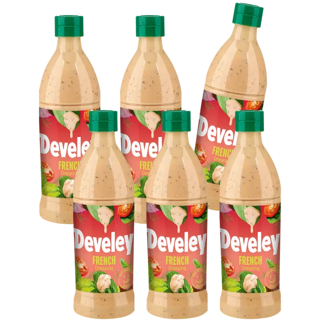 develey-french-dressing-dressing-flasche-6x-500-ml-multipack image 1