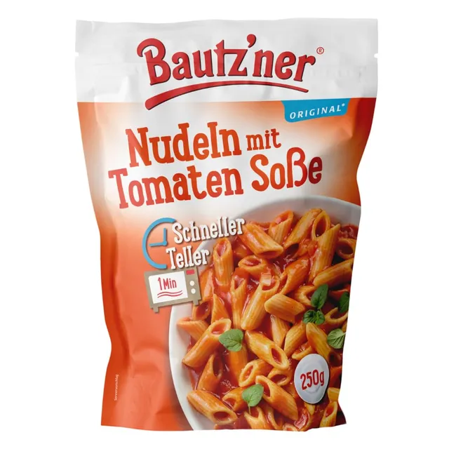 bautz-ner-schneller-teller-nudeln-mit-tomaten-so-e-250-g image 1