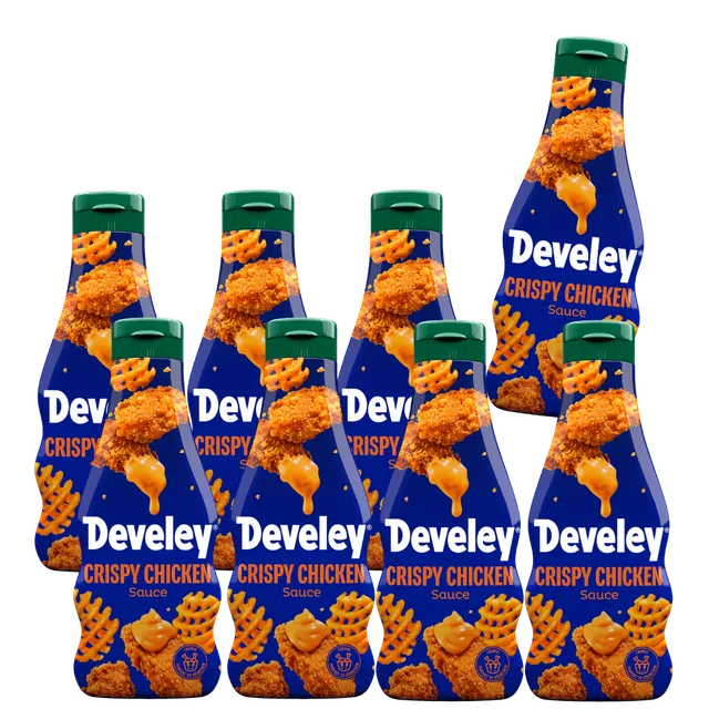 develey-crispy-chicken-sauce-8x-250-ml-flasche-multipack image 1
