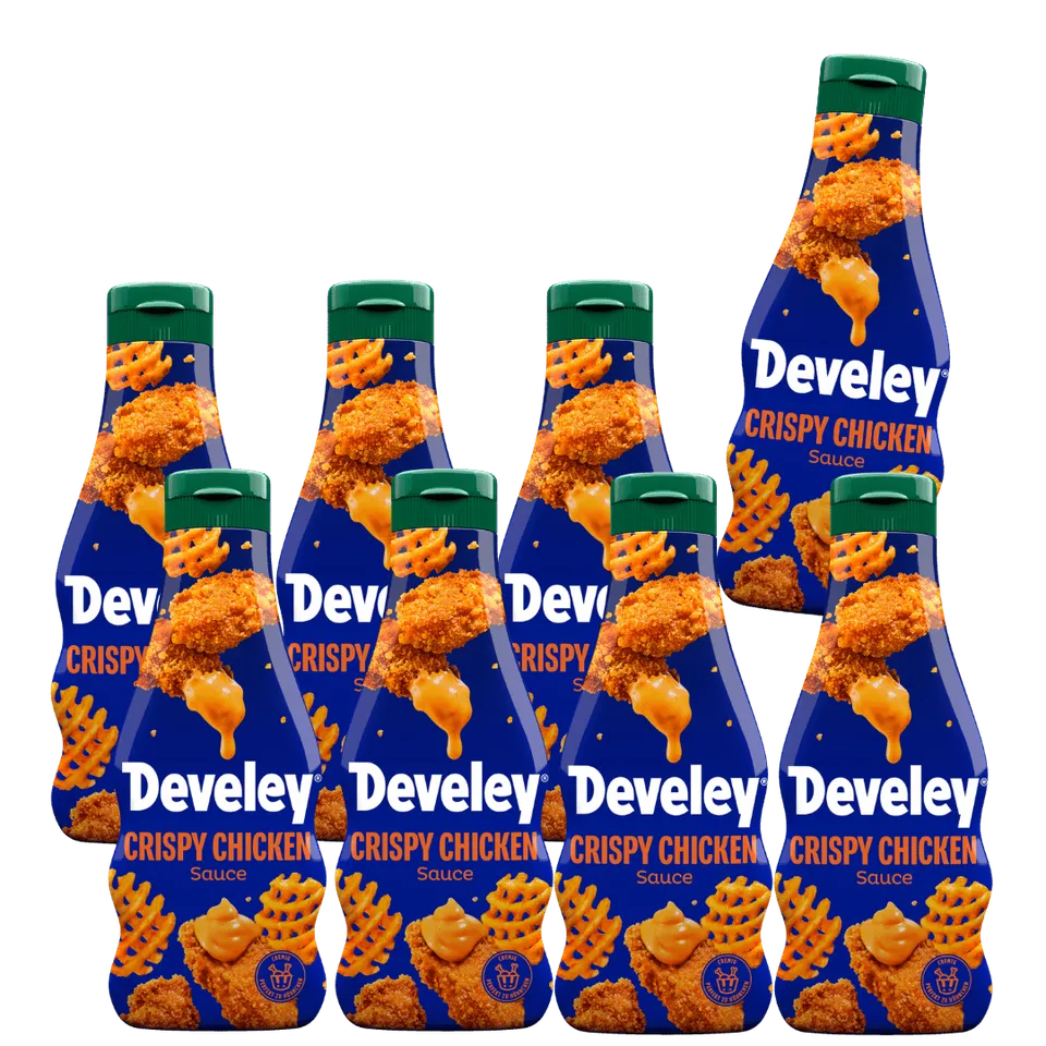 develey-crispy-chicken-sauce-8x-250-ml-flasche-multipack image 1