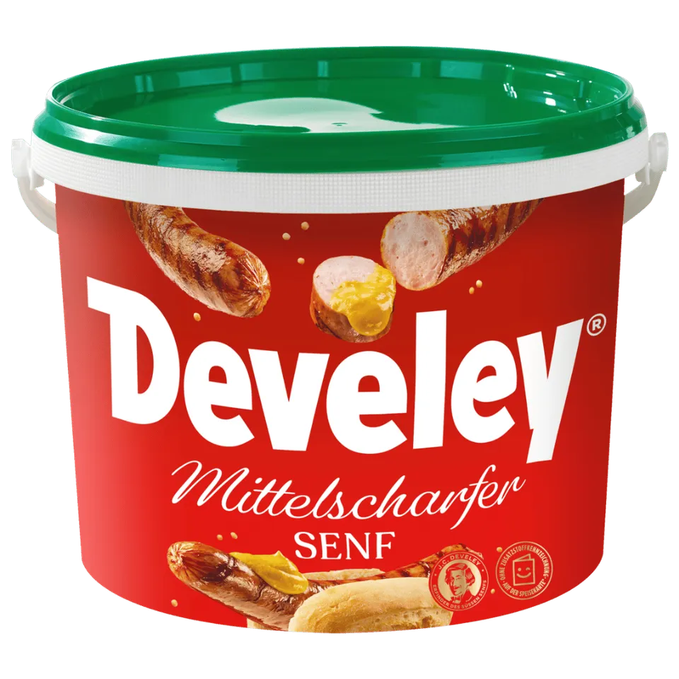 develey-senf-mittelscharf-10-kg-eimer image 1