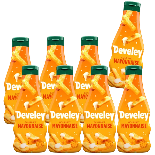 develey-unser-original-mayonnaise-8x-235-ml-flasche image 1