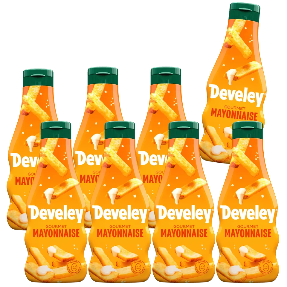 develey-unser-original-mayonnaise-8x-235-ml-flasche image 1