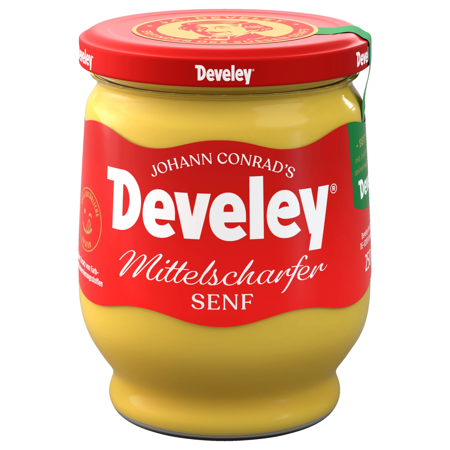 develey-senf-mittelscharf-250-ml-glas-einzelprodukt image 1