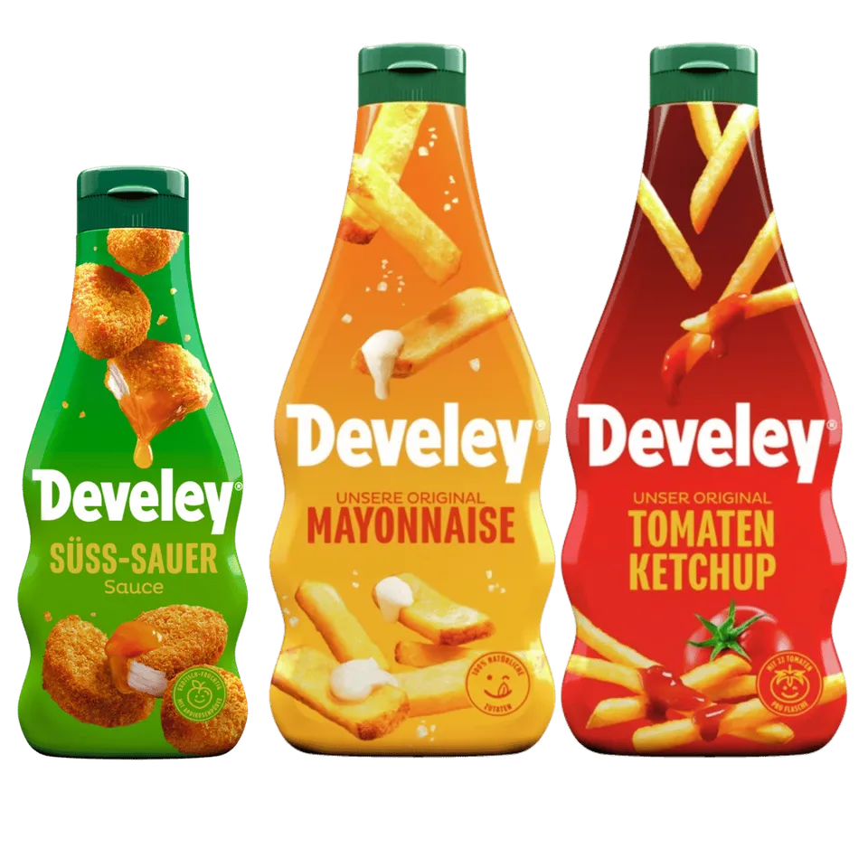 develey-set-mit-mayonnaise-ketchup-und-s-sauer-sauce-2x-500-ml-und-1x-250-ml image 1