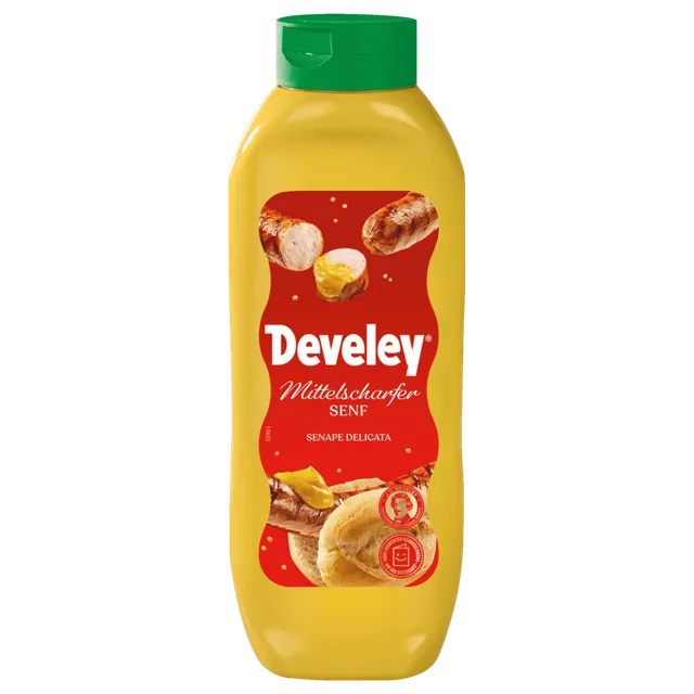 develey-senf-mittelscharf-875-ml-gro-flasche image 1