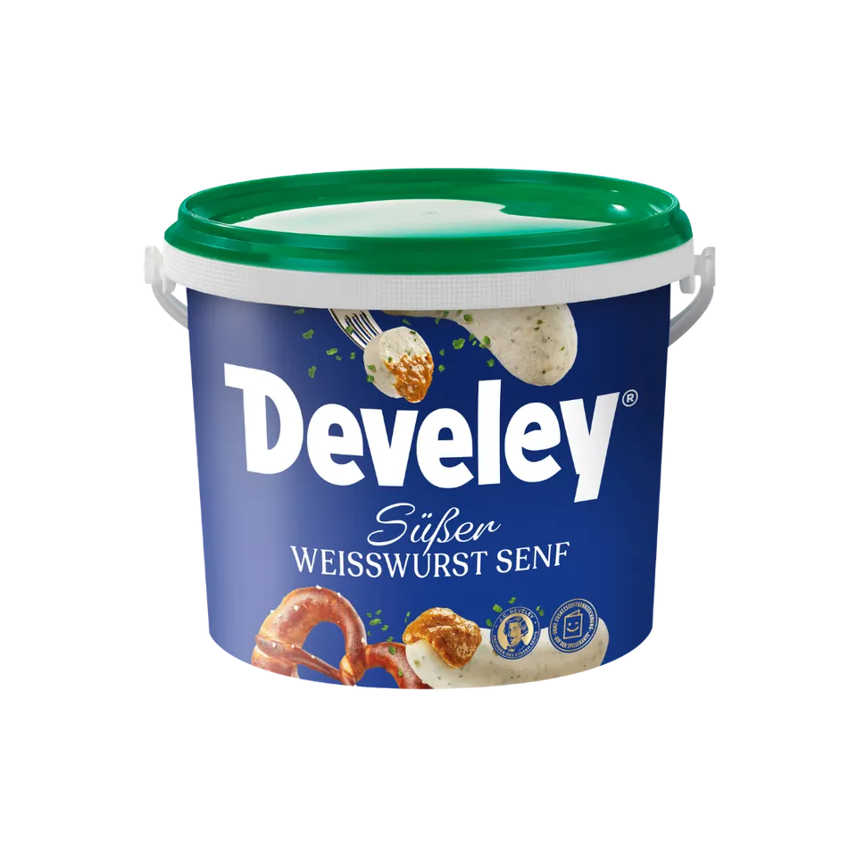 develey-original-m-nchner-wei-wurstsenf-s-er-senf-im-5-kg-eimer image 1