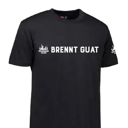 fireland-foods-t-shirt-brennt-guat-herren-fan-shirt-f-r-sch-rfe-liebhaber image 1