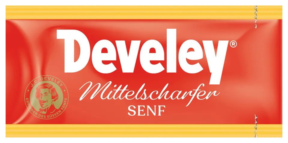 develey-senf-mittelscharf-200x-15-ml-portionsbeutel-karton image 1