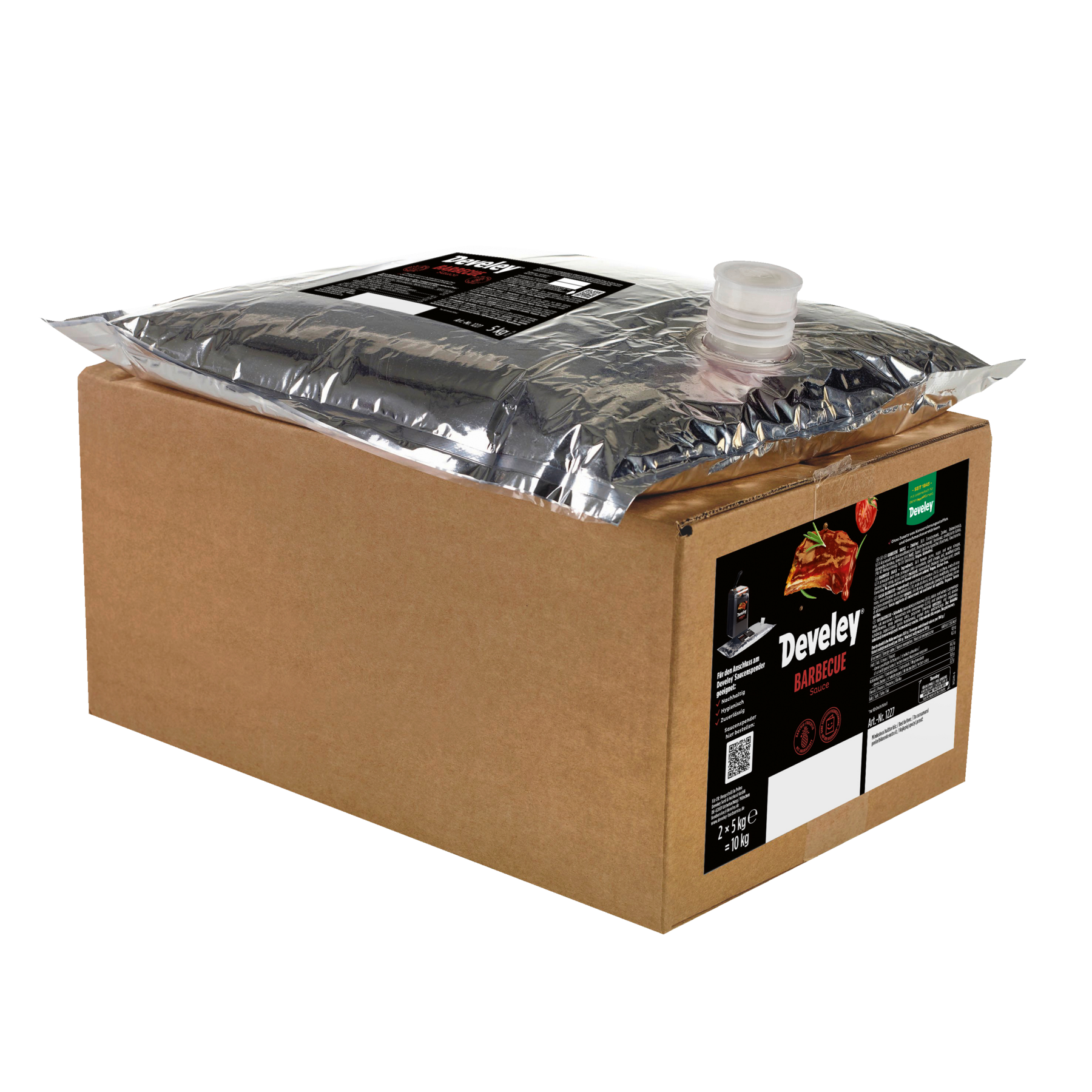 develey-barbecue-sauce-nachf-llbeutel-f-r-saucenspender-2x-5kg image 1