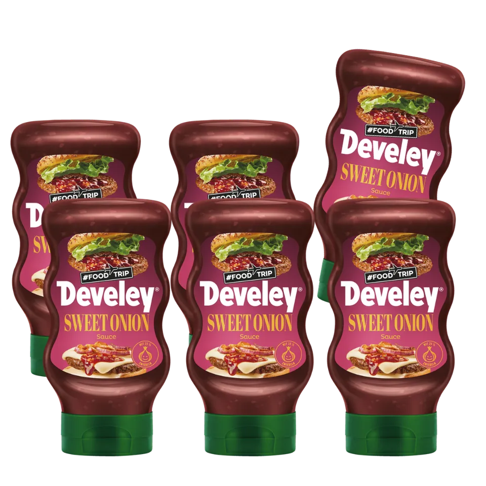 develey-foodtrip-sweet-onion-sauce-6x-300-ml-flasche image 1