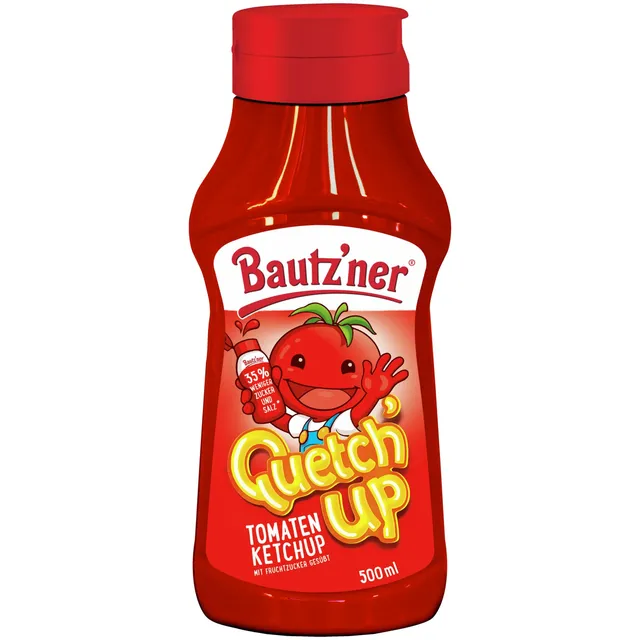 bautz-ner-quetch-up-tomaten-ketchup-8x450-ml-kinder-ketchup image 1