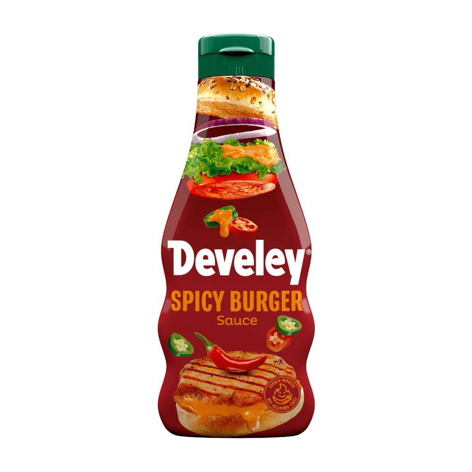 develey-spicy-burger-sauce-250-ml-flasche image 1