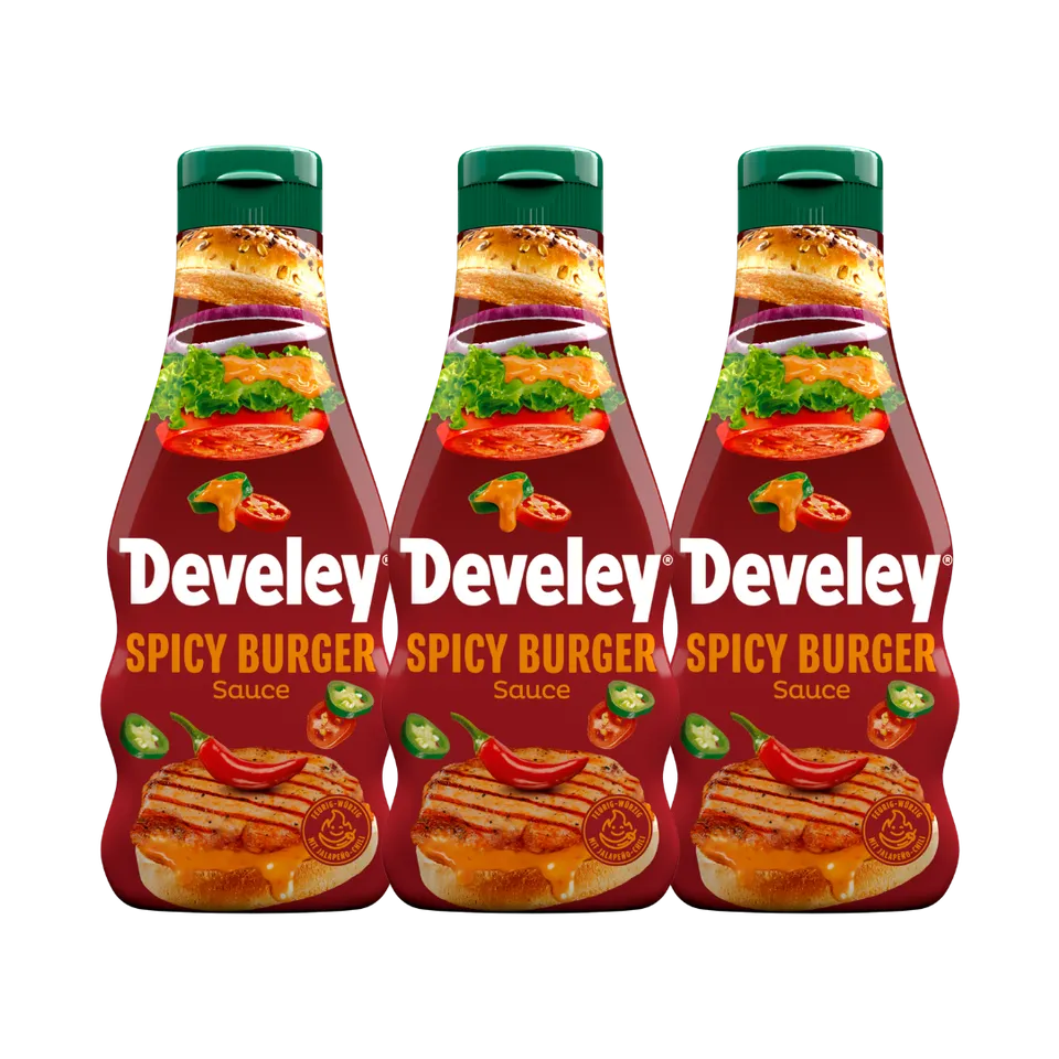 develey-spicy-burger-sauce-3x-250ml-mit-jalapeno-w-rze image 1