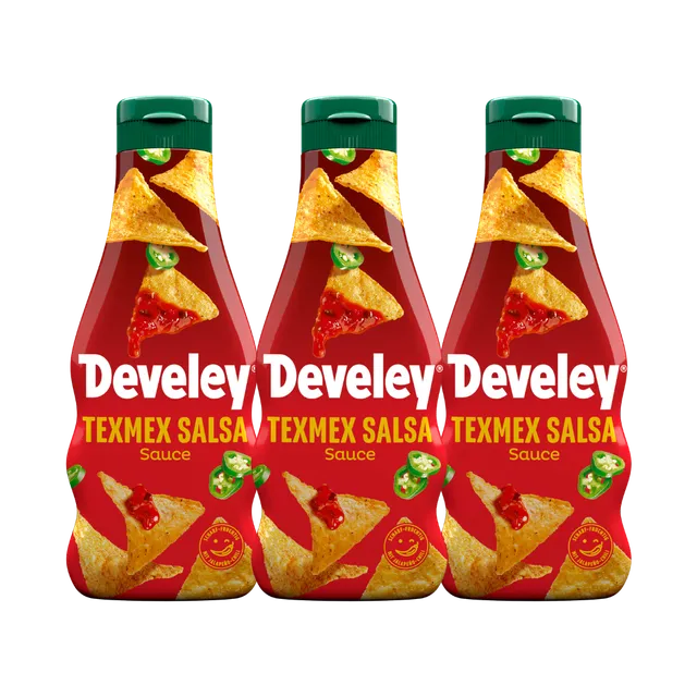 develey-tex-mex-salsa-sauce-3x-250-ml-flasche image 1