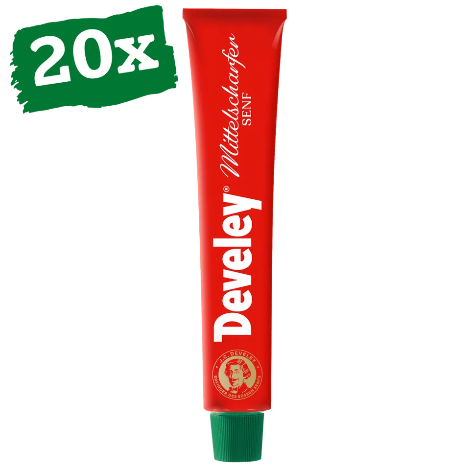 develey-senf-mittelscharf-20x-100-ml-tube-multipack image 1