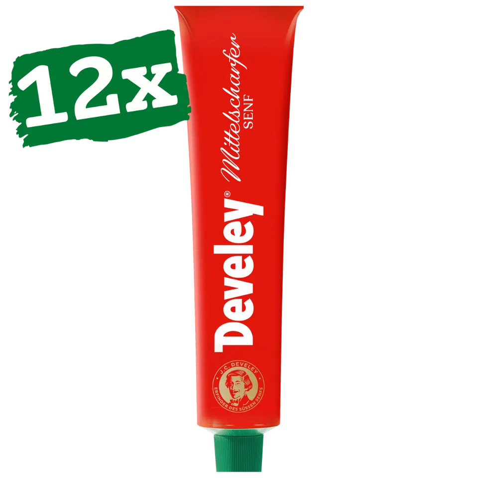 develey-senf-mittelscharf-12x-200-ml-tube image 1