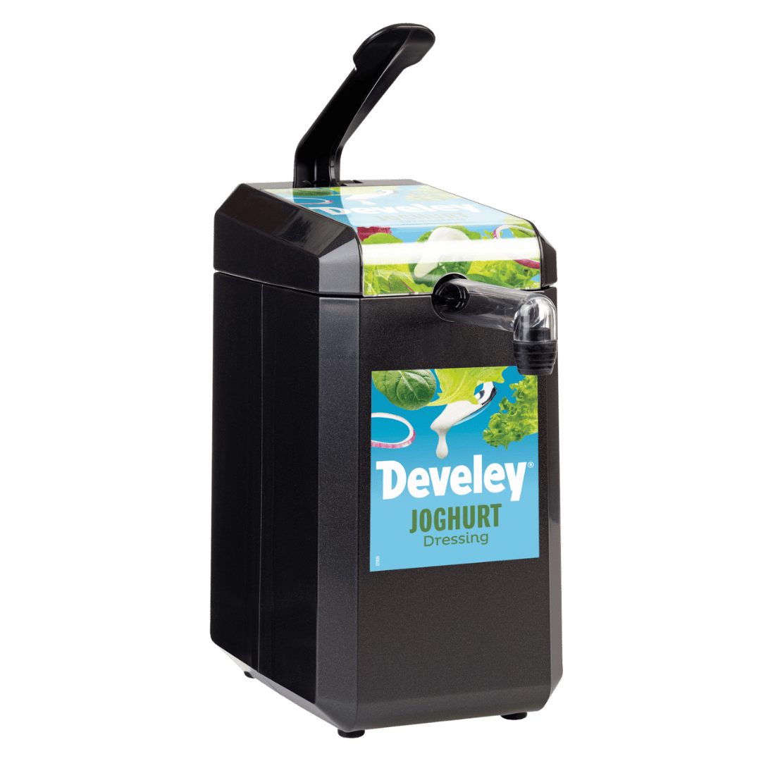 develey-dispenser-mit-etikett-joghurt-dressing-f-r-5-kg-beutel image 1