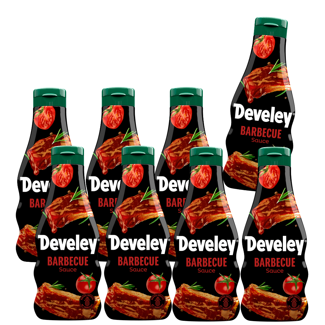 develey-bbq-sauce-8x-250-ml-multipack image 1