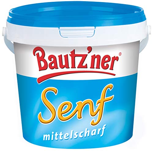 bautz-ner-senf-mittelscharf-1-kg-eimer-original-seit-1955 image 2