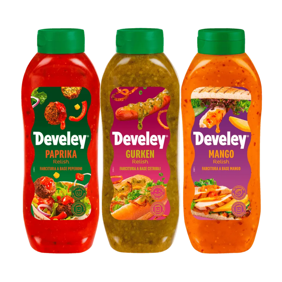 develey-relish-trio-bundle-3x-875-ml-flasche image 1