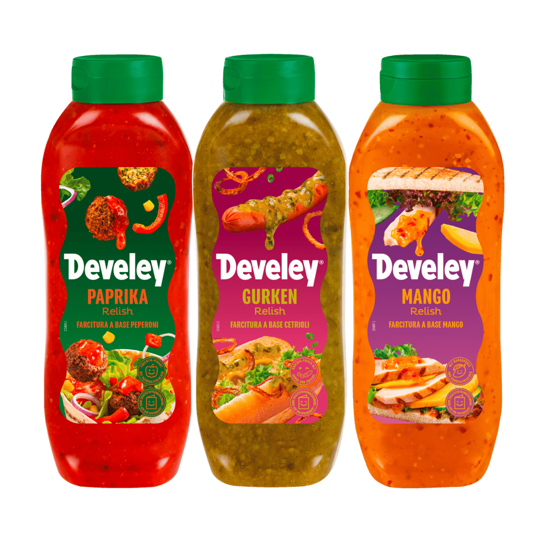 develey-relish-trio-bundle-3x-875-ml-flasche image 1