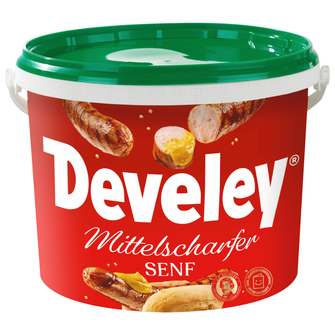 develey-senf-mittelscharf-10-kg-eimer image 1