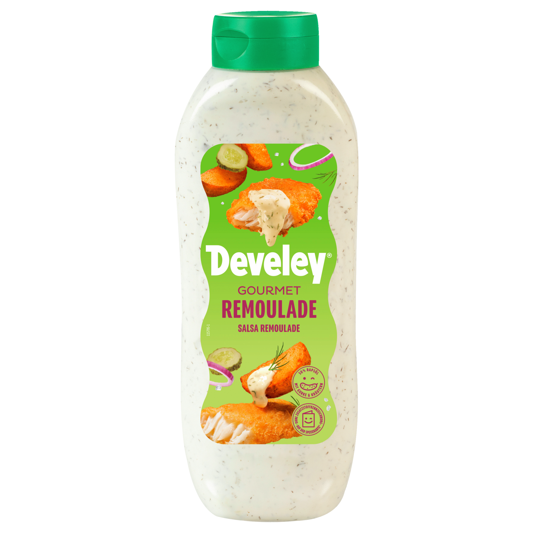 develey-gourmet-remouladen-sauce-875-ml-flasche-vegan image 1