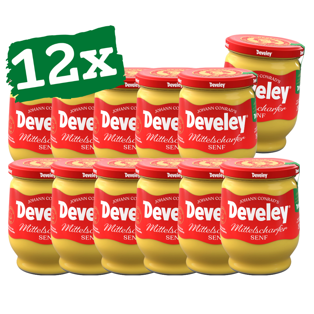 develey-senf-mittelscharf-12x-250-ml-glas-multipack image 1