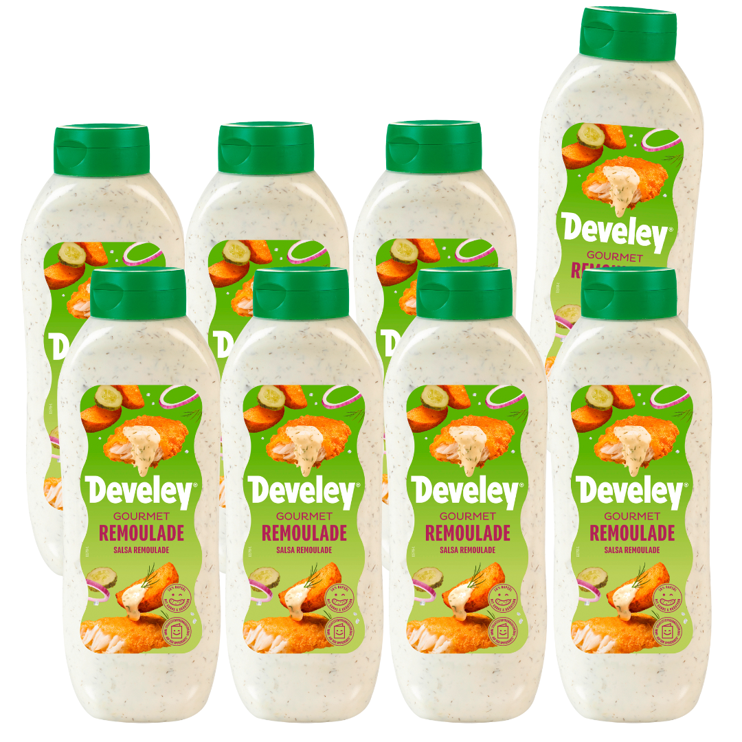 develey-gourmet-remouladen-sauce-vegan-8x-875-ml-gro-flasche image 1